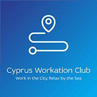 Logo of the CyprusWorkationClub - powered by Second Change Ltd.